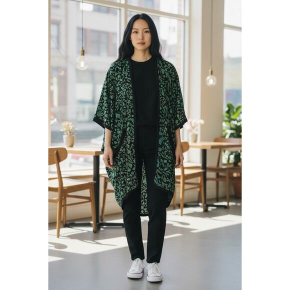 Boho Kimono Style Cardigan One Size - Picture 4 of 4